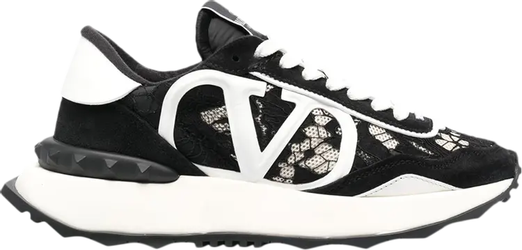 

Кроссовки Valentino Wmns Lacerunner Black White, черный