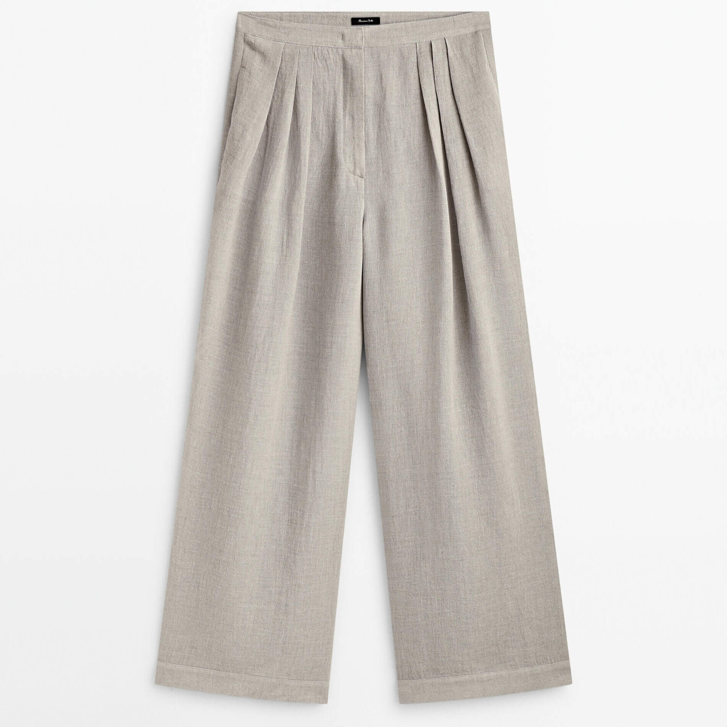 

Брюки Massimo Dutti Waffle Knit, серый