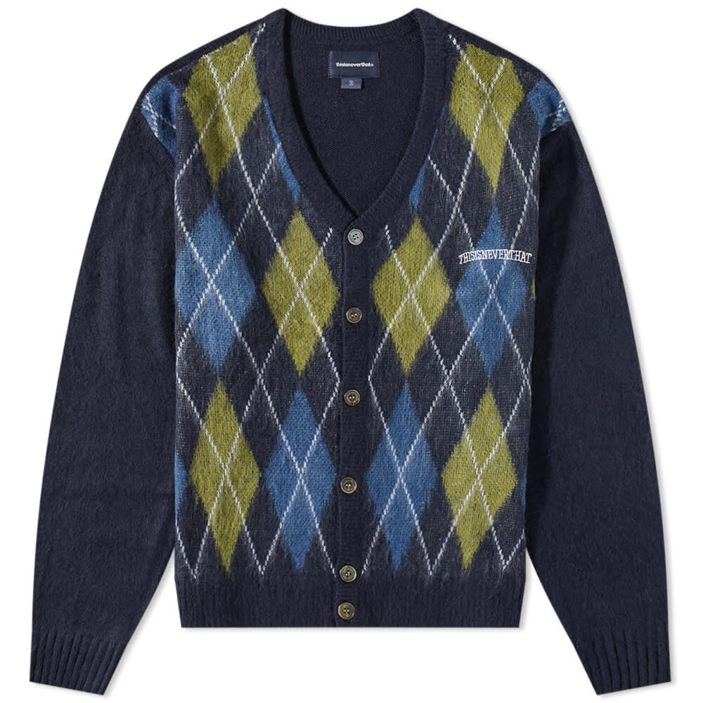 

Джемпер thisisneverthat Argyle Cardigan, Черный