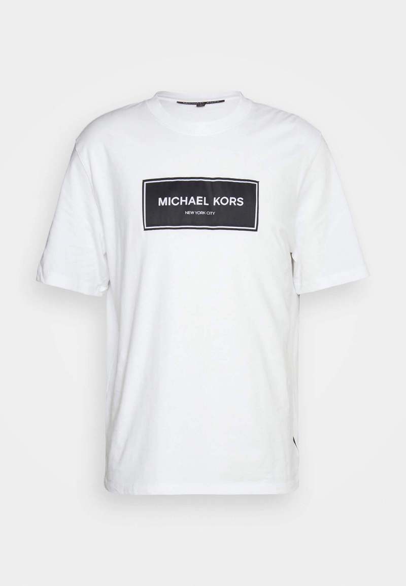 

Футболка Michael Kors Flagship Logo Tee With Print, белый