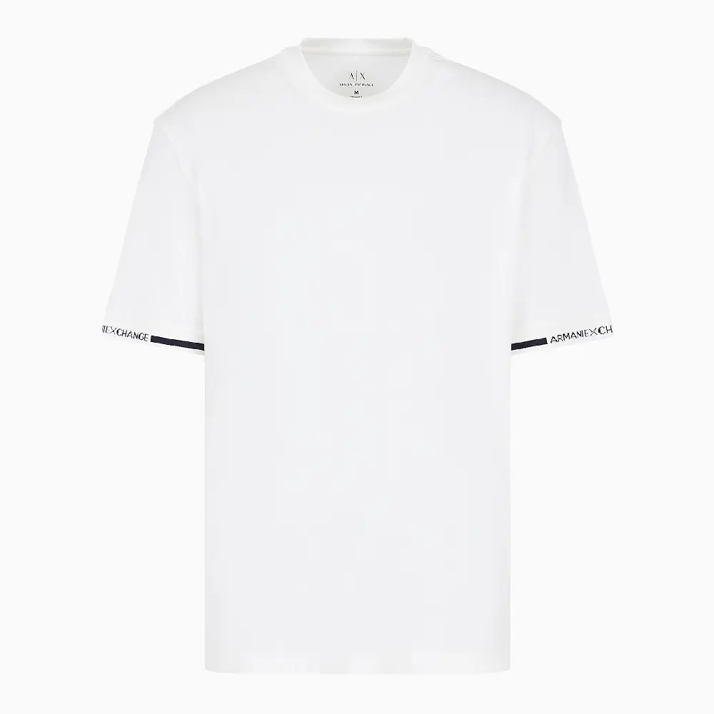 

Футболка Armani Exchange Regular Fit, белый, Белый;коричневый