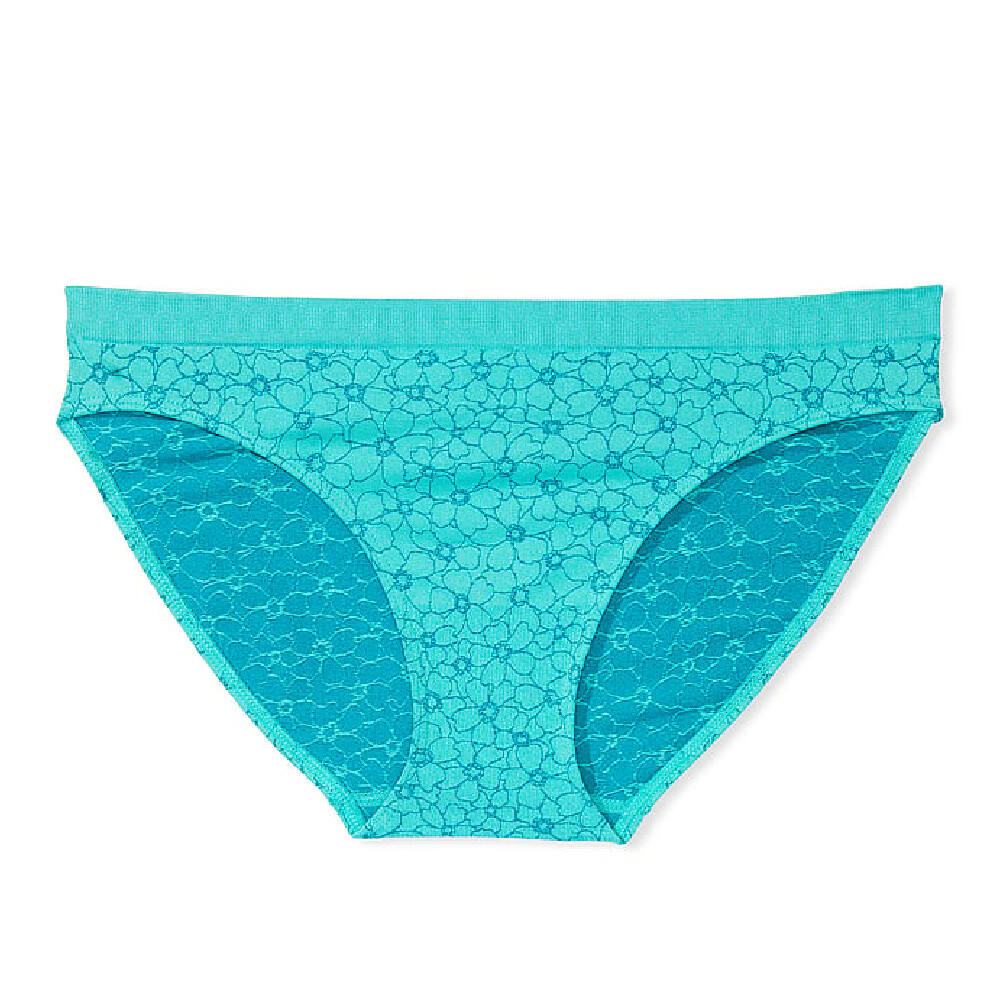 

Трусы Victoria's Secret Seamless Bikini Prints, бирюзовый