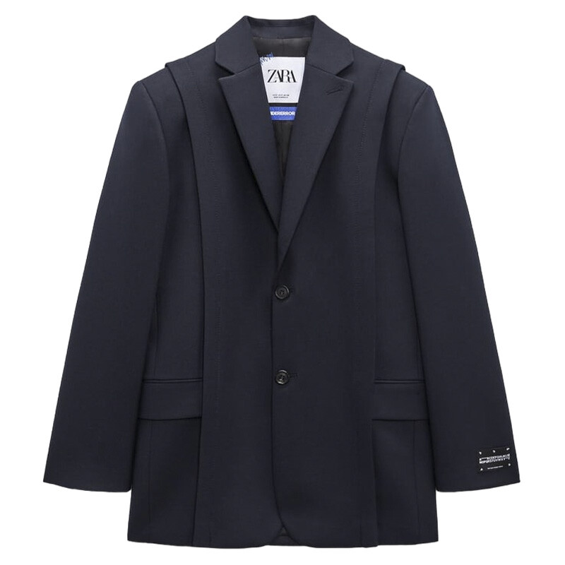 

Блейзер Zara Adererror Oversize, темно-синий