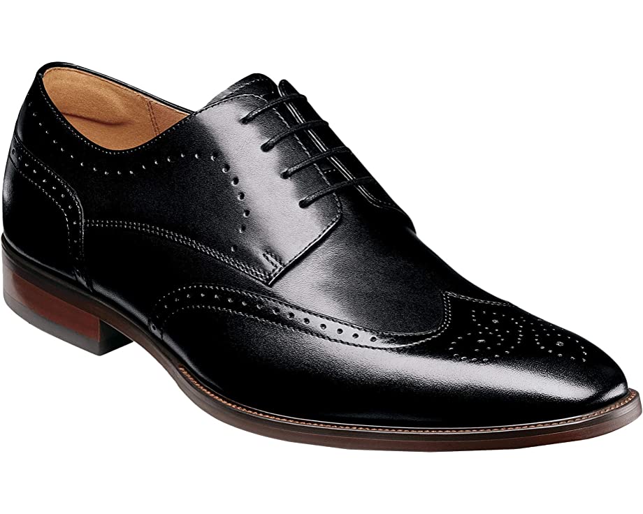 Оксфорды Sorrento Wing Tip Oxford Florsheim, черный - фото