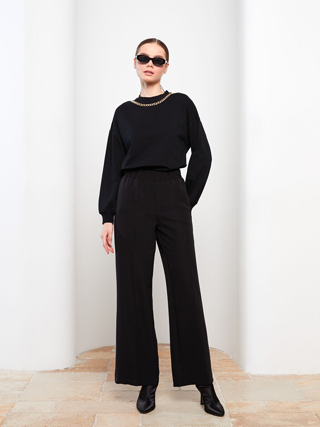 

Прямые женские брюки стандартного кроя LCW Modest