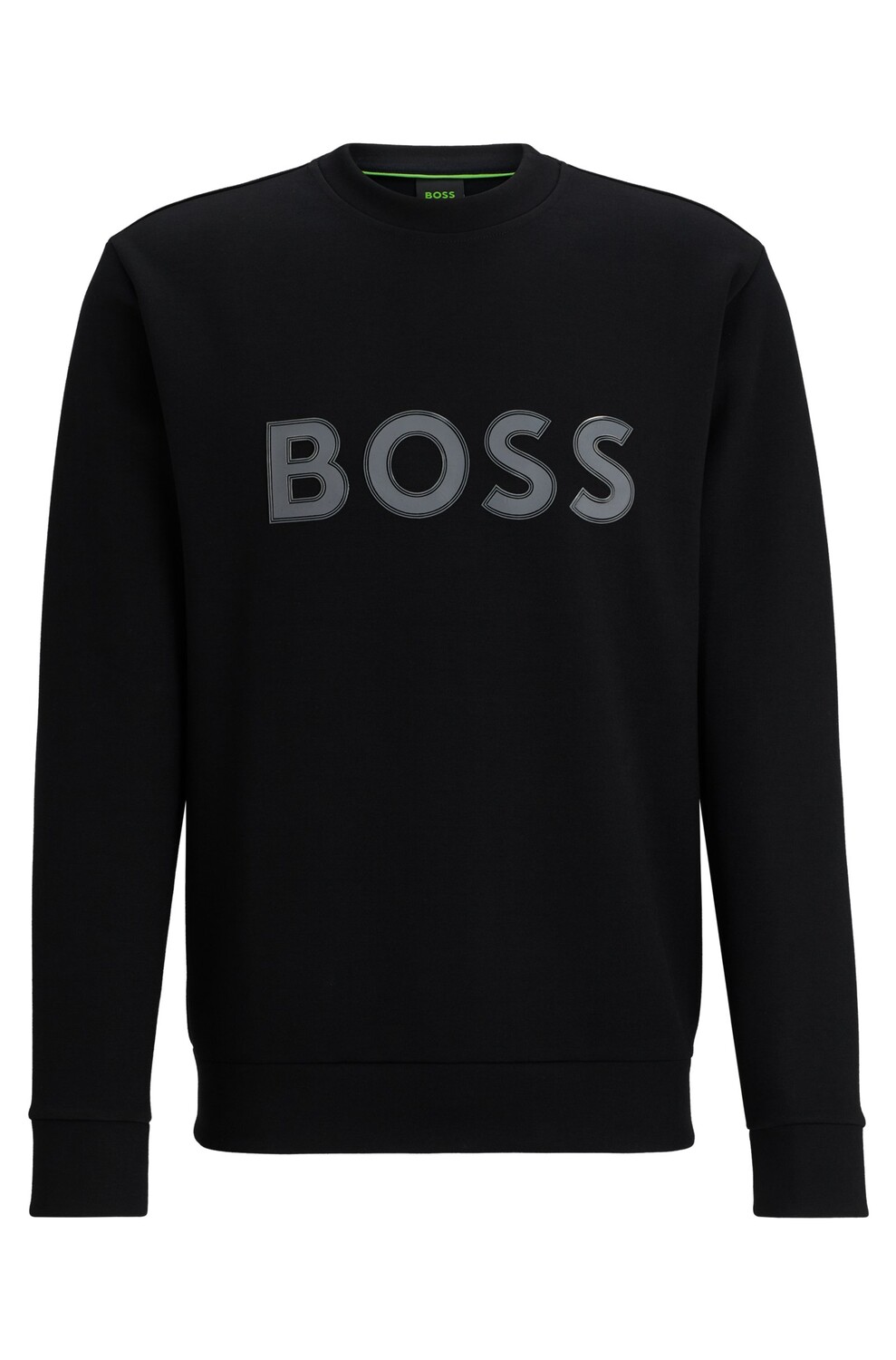 

Свитшот Boss Cotton-blend With Hd Logo Print, черный