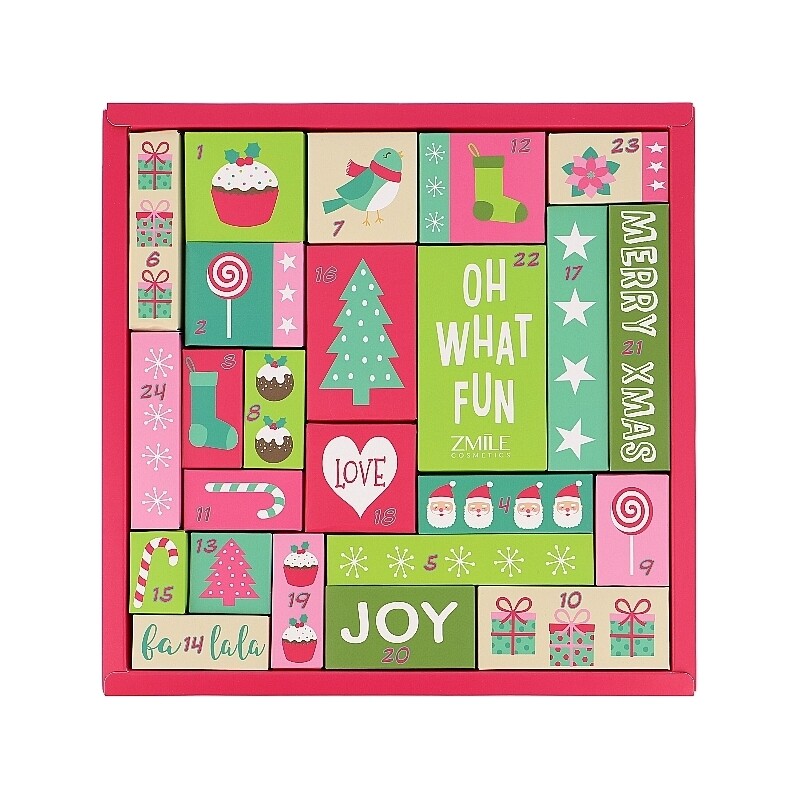 

Адвент-календарь Zmile Cosmetics Oh What Fun Puzzle, 24 предмета