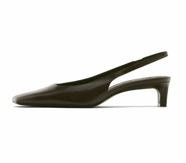 

Туфли BACKLESS HEELED Massimo Dutti, темно-коричневый