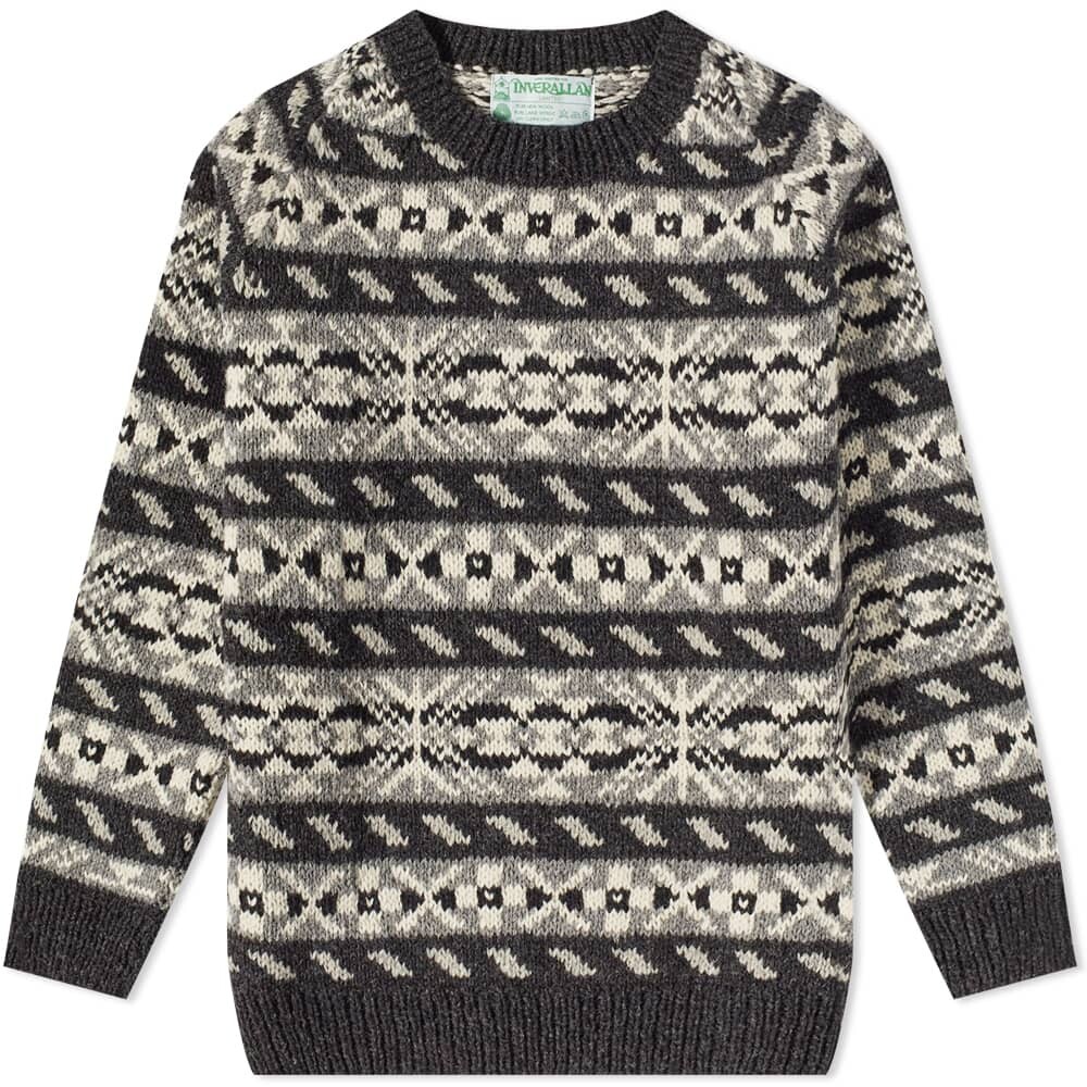 

Джемпер Inverallan 45D Allover Fairisle Crew Knit, Серый