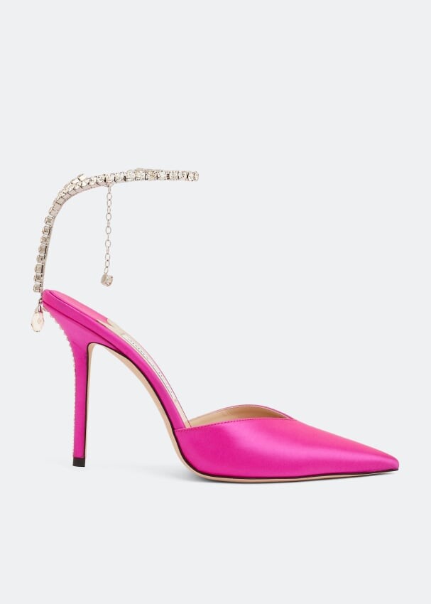 

Туфли JIMMY CHOO Saeda 100 pumps, розовый