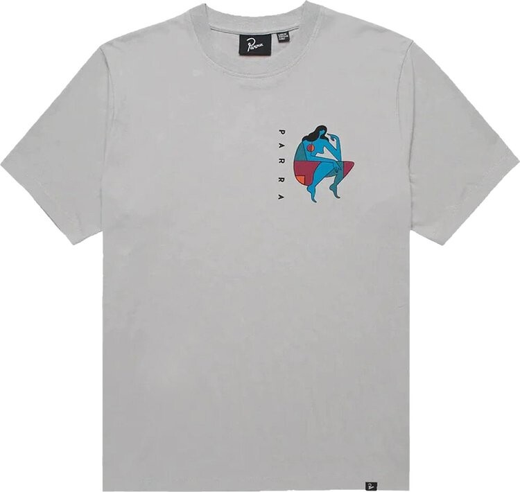 

Футболка Parra Down Under T-Shirt 'Alloy Grey', серый