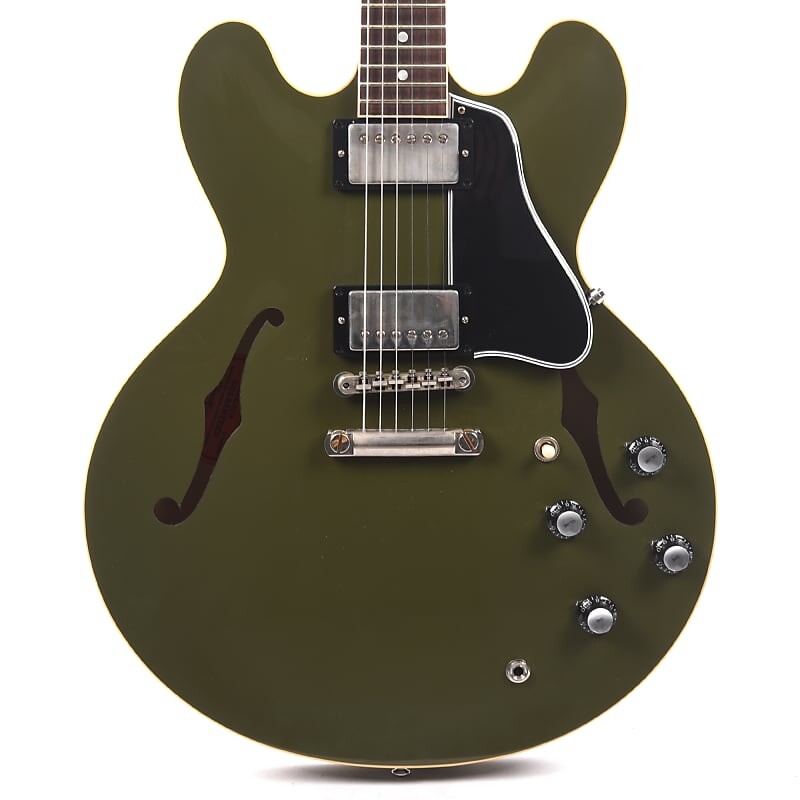 

Gibson Custom Shop 1961 ES-335 Переиздание "CME Spec" Heavy Antique Olive Drab VOS (серийный номер CME01679)