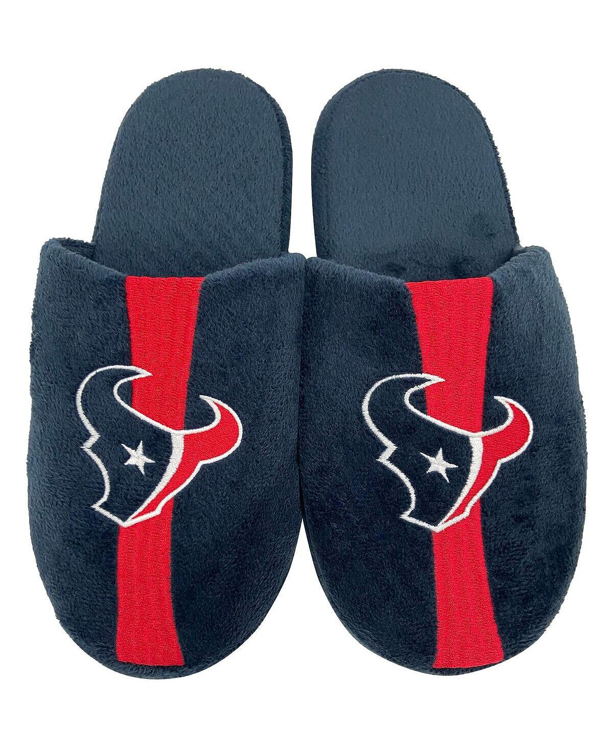 

Мужские тапочки в полоску houston texans team FOCO, синий