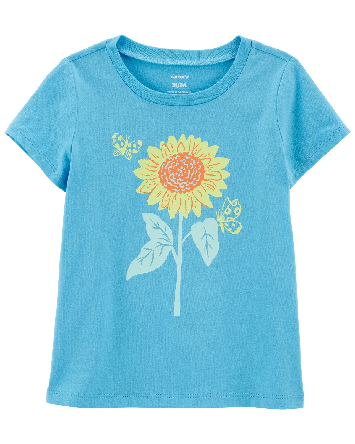 

Футболка Kid Sunflower из джерси Carter's, синий