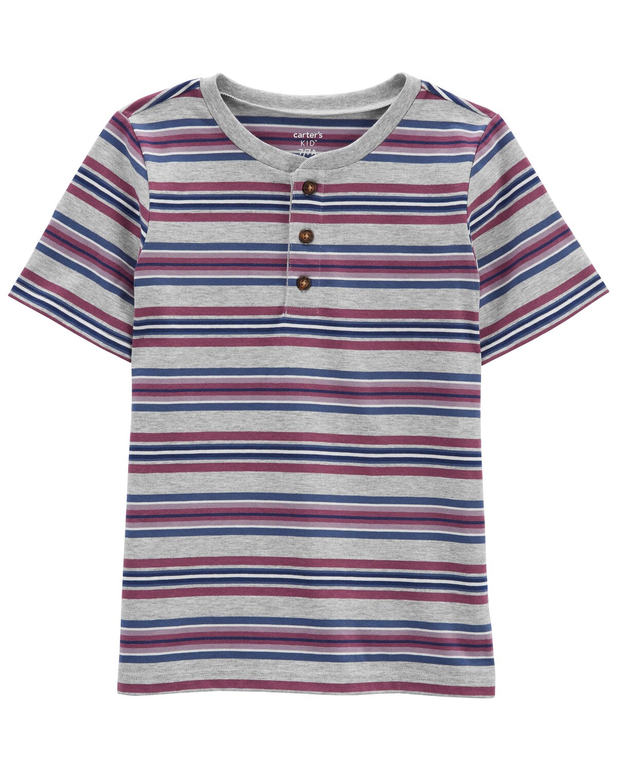 

Детская полосатая майка Henley Carter's, мультиколор