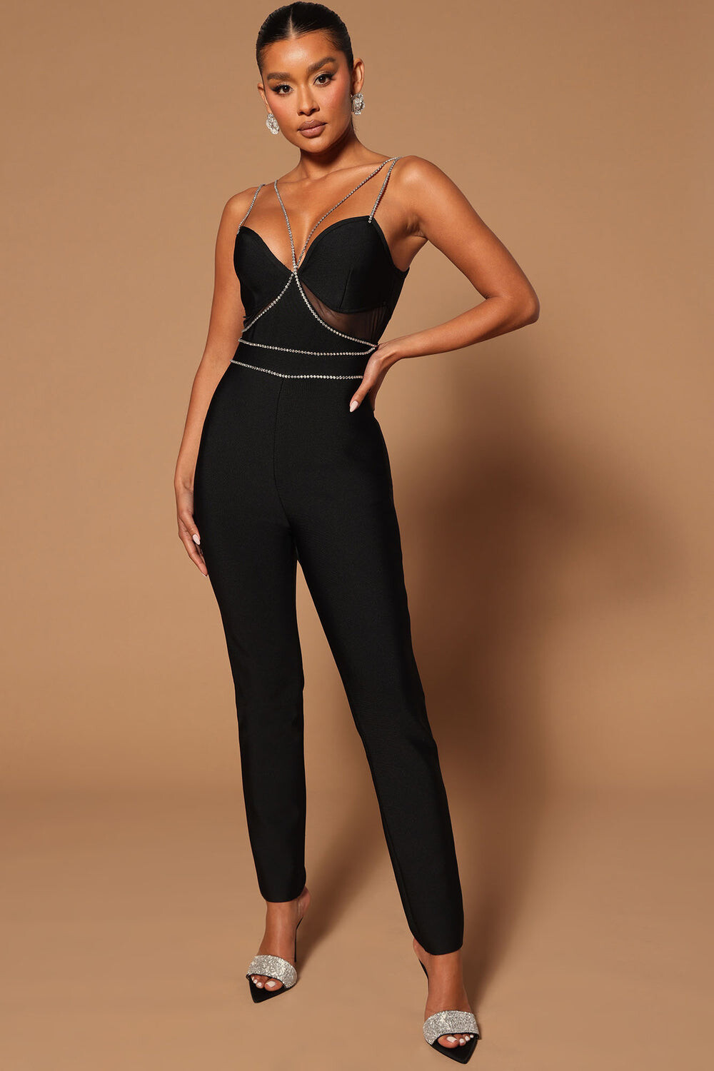 

Комбинезон Fashion Nova GWQ5567, черный