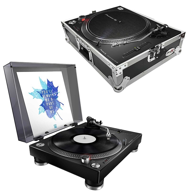 

Pioneer PLX-500 проигрыватель с высоким крутящим моментом и прямым приводом (черный) с футляром для проигрывателя ProX Pioneer PLX-500 High-torque Direct Drive Turntable (black) w ProX Turntable Case