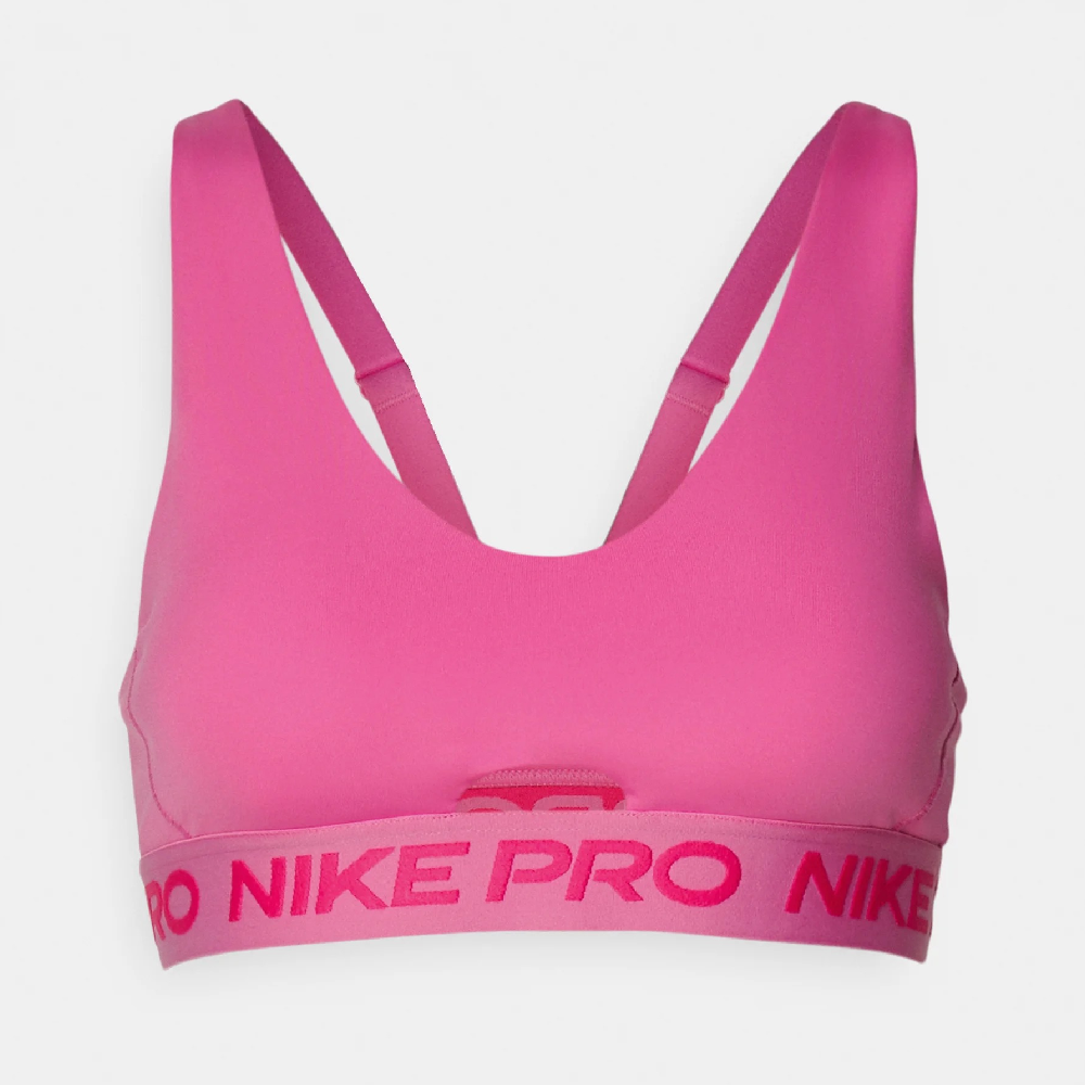 цена Спортивный топ Nike Performance Indy Plunge, розовый