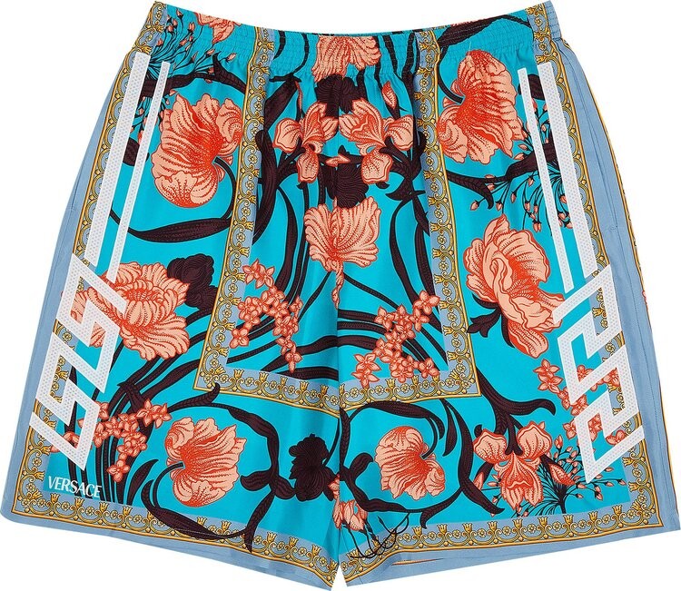 

Шорты Versace Printed Shorts 'Blue/Orange', синий