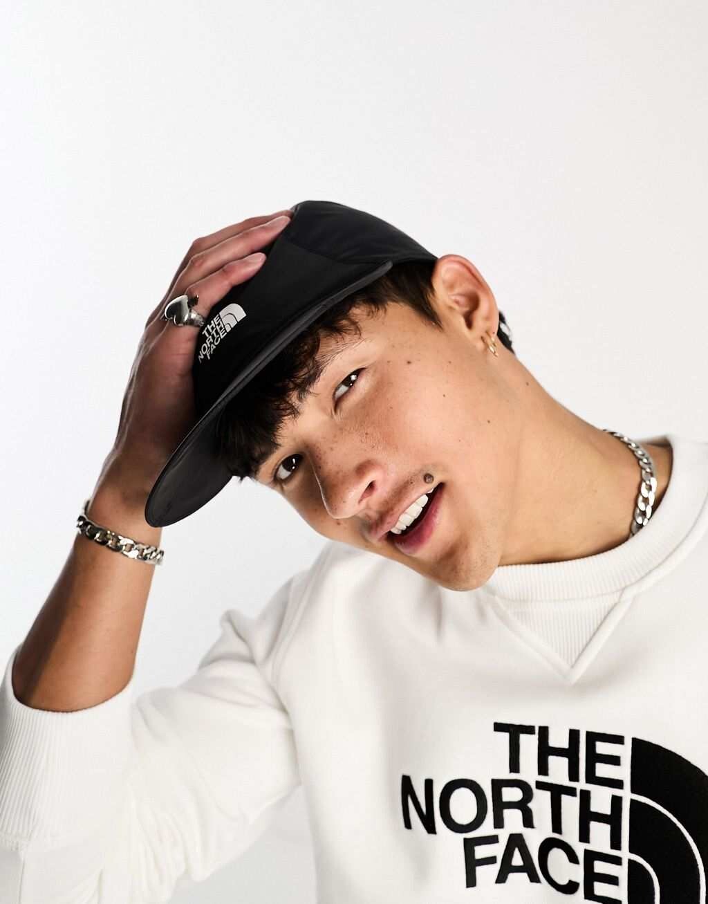 

Черная техническая кепка в стиле ретро The North Face TNF-X 92