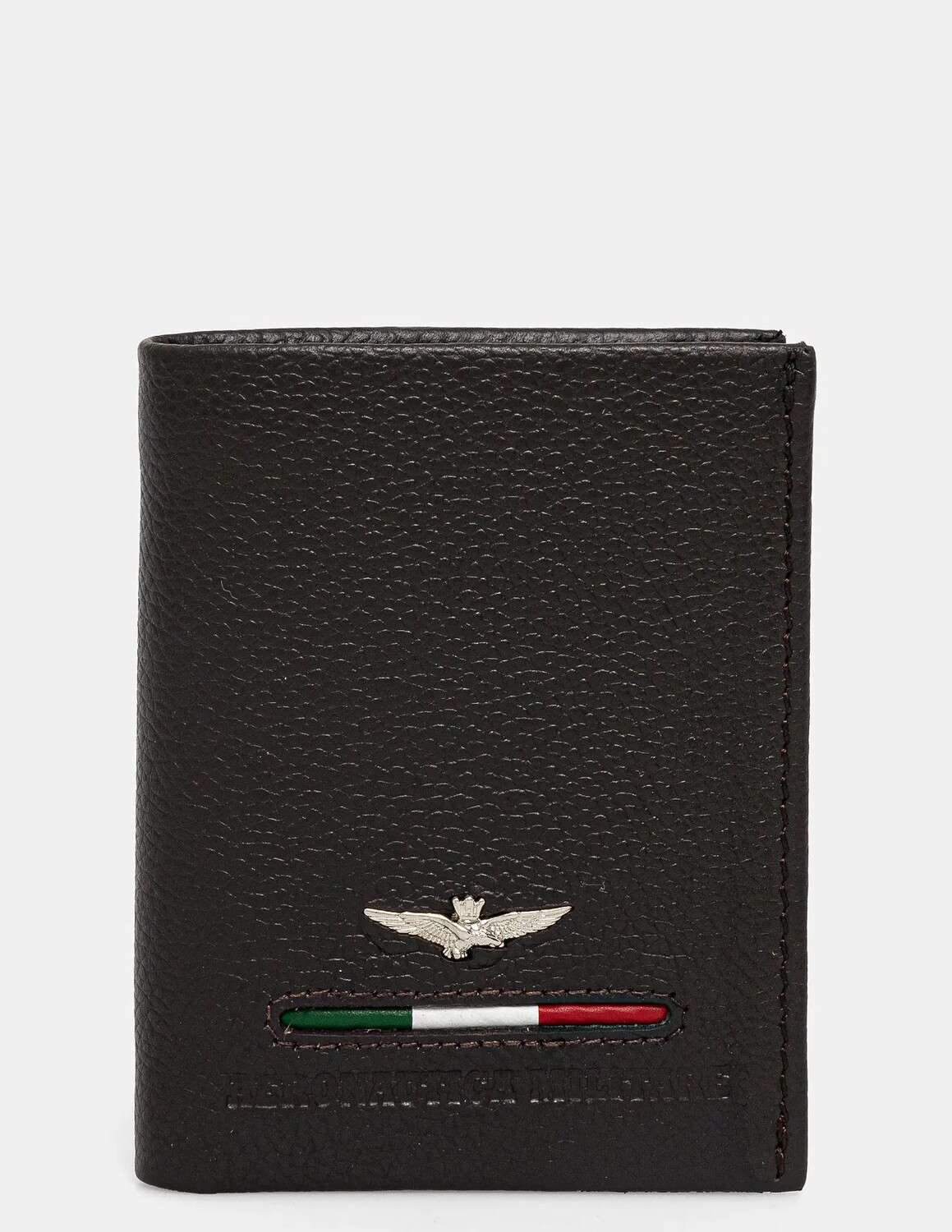 

Кожаный кошелек Aeronautica Militare, коричневый