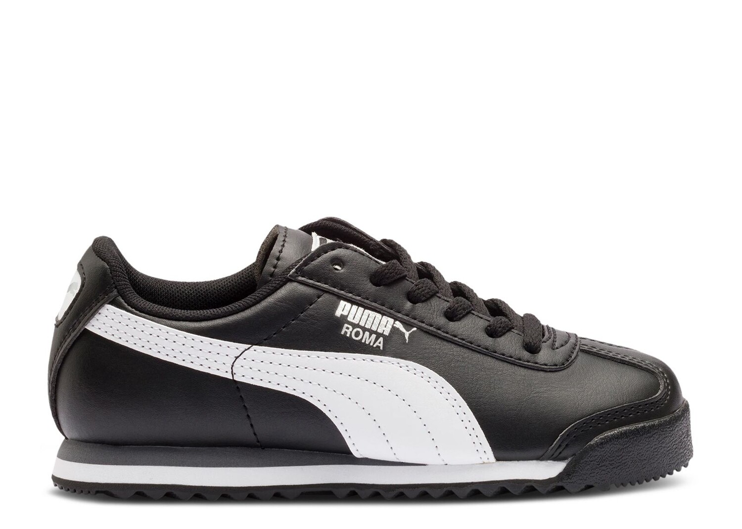 

Кроссовки Puma Roma Basic Little Kid 'Black White', черный