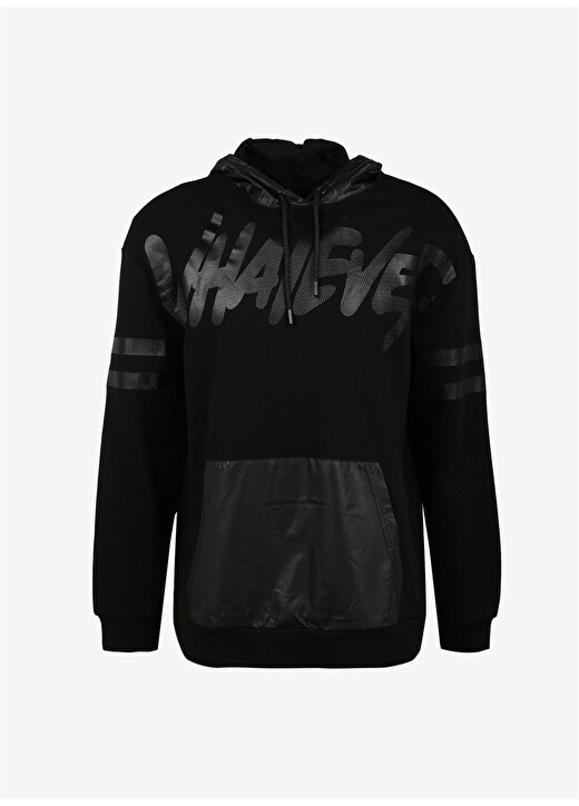 

Черный мужской спортивный костюм с воротником с капюшоном Black On Black