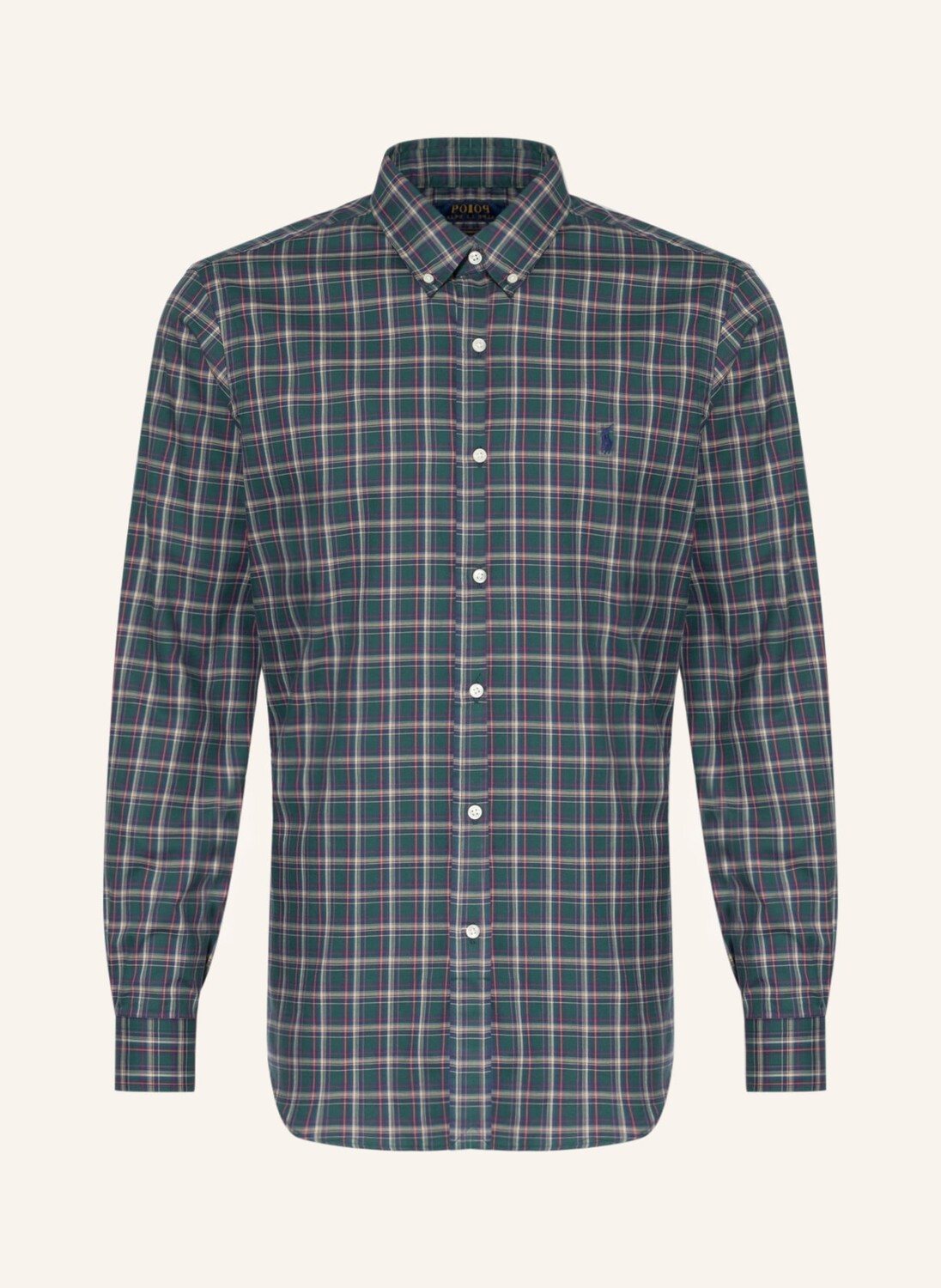 

Рубашка POLO RALPH LAUREN Custom Fit, зеленый