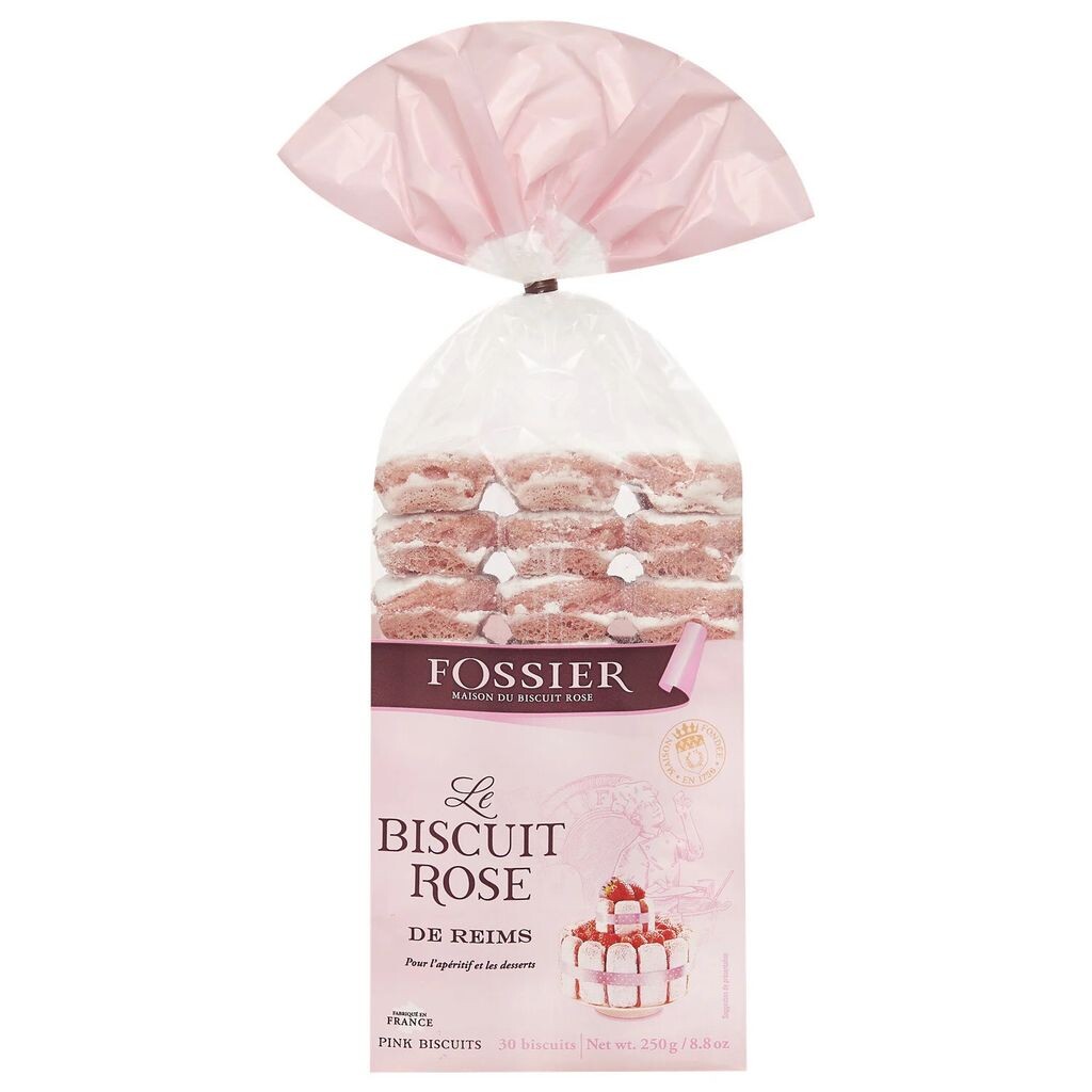 

Розовое печенье из Реймса FOSSIER 250 г Frankreich