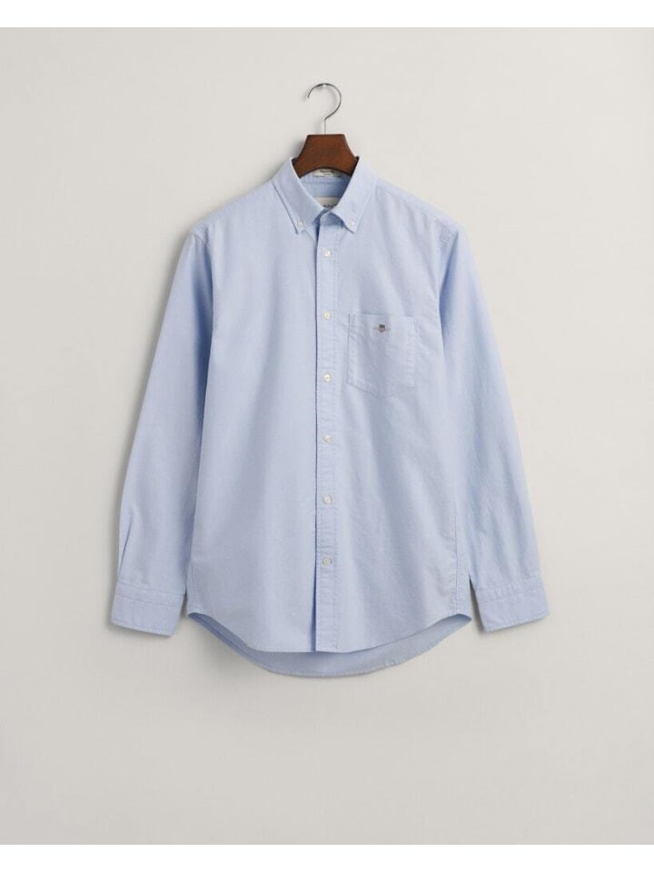 

Рубашка с длинным рукавом Gant, цвет light blue