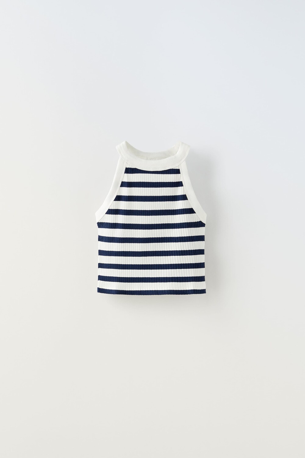 

Топ в полоску Zara, полосы