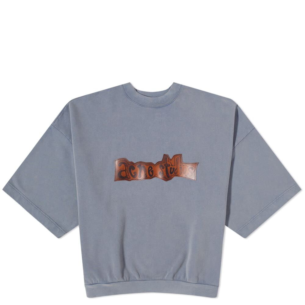

Свитшот с короткими рукавами и логотипом Acne Studios Eno Punk
