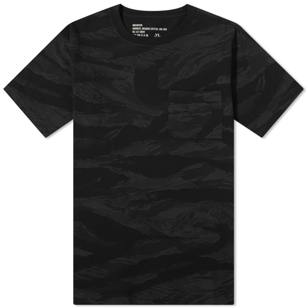 

Футболка Maharishi Camo Organic Tee, Черный