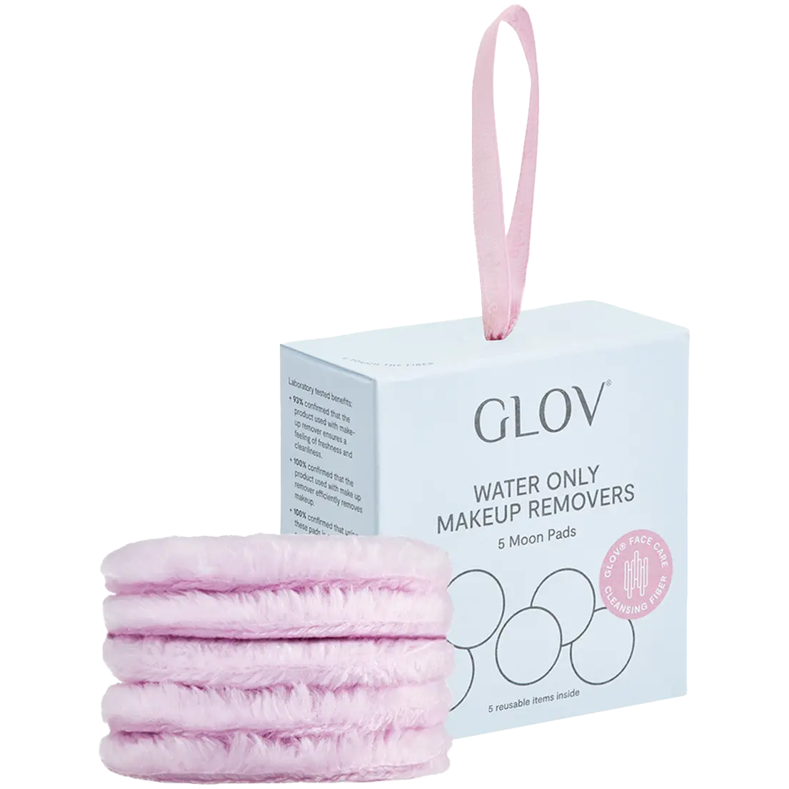 

Glov многоразовые салфетки для снятия макияжа, 5 шт./1 упаковка.