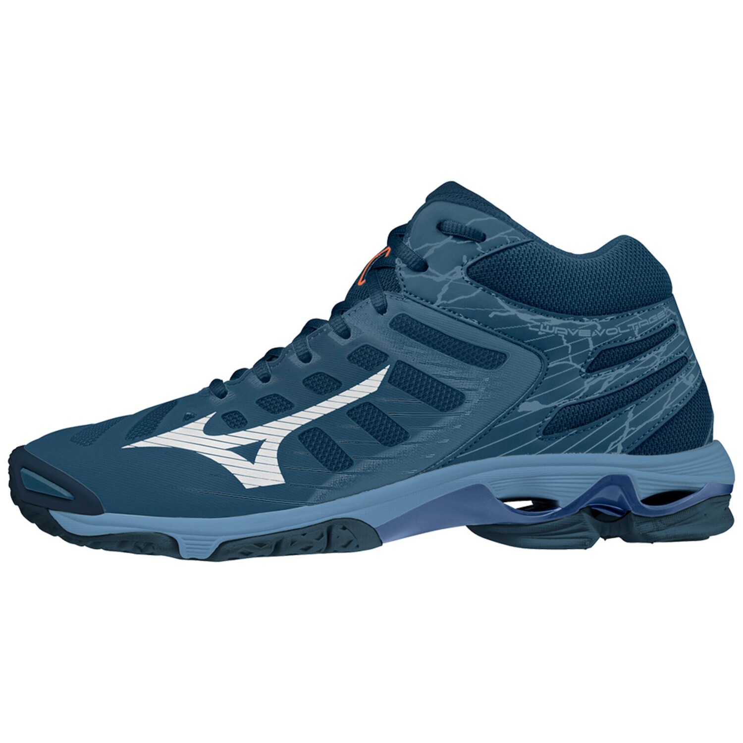 

Волейбольные кроссовки Mizuno Voltage Mid мужские темно-синие, синий