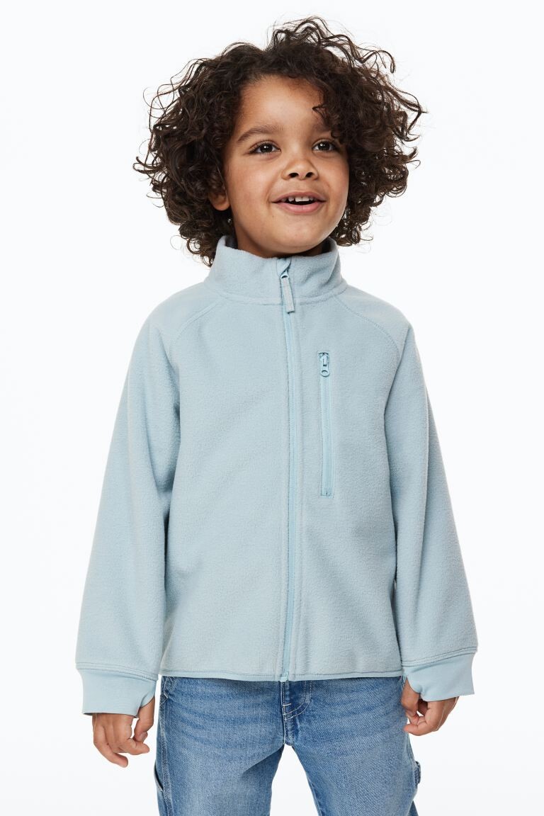 

Ветрозащитная флисовая куртка THERMOLITE H&M, светло-бирюзовый