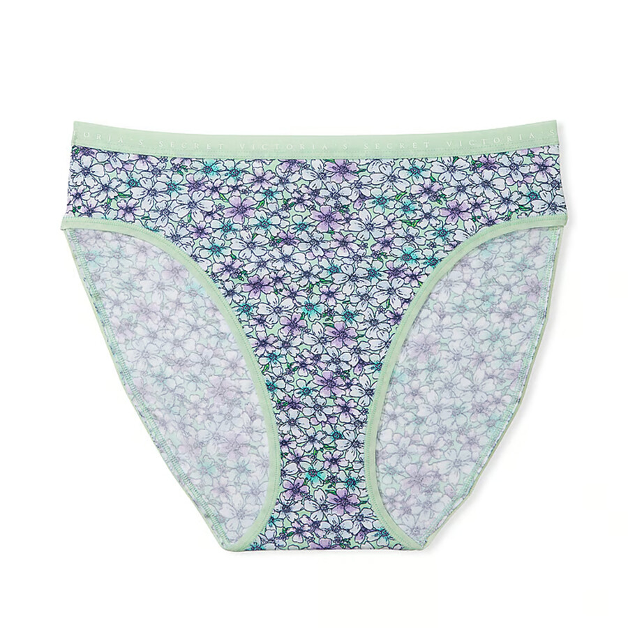 

Трусы Victoria's Secret Stretch Cotton High-Leg Brief Classic, мятный, Зеленый