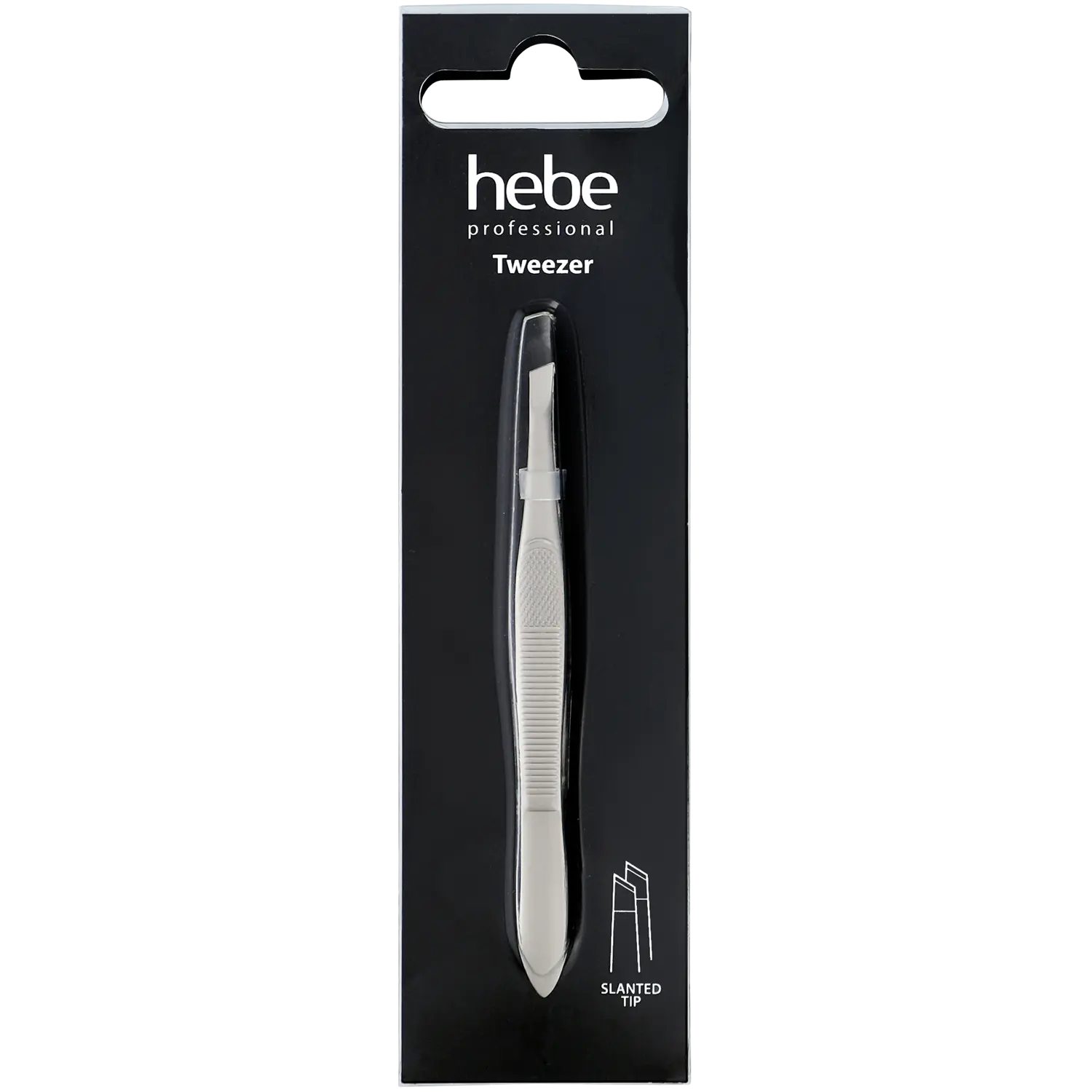 

Hebe Professional прямой пинцет со скошенным кончиком, 1 шт.