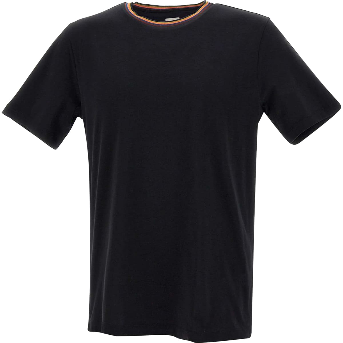 Футболка Paul Smith Basic, черный винтажная хлопковая футболка с круглым вырезом и коротким рукавом