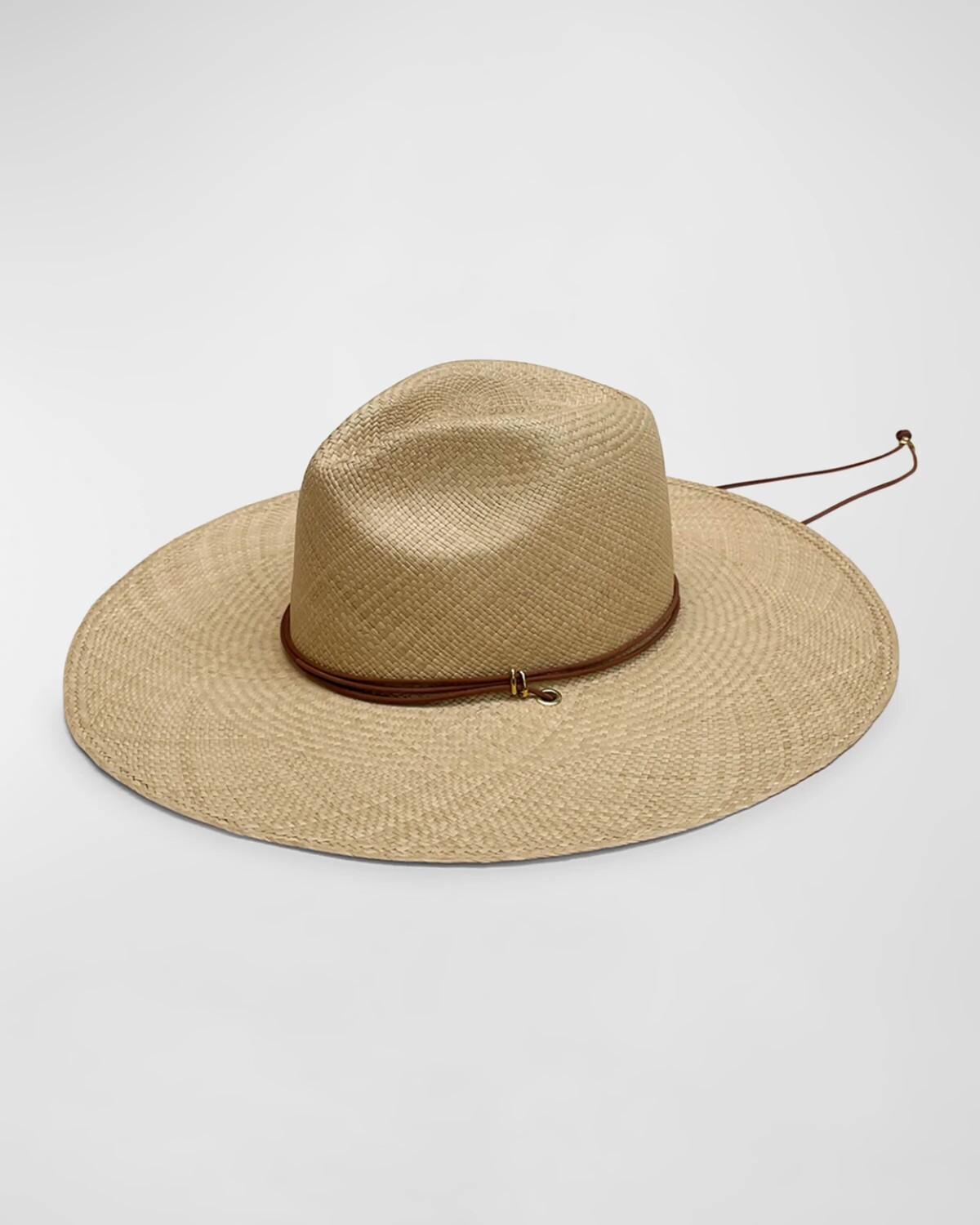

Соломенная шляпа с большими полями Sonny Van Palma, цвет Beige Sand Leather