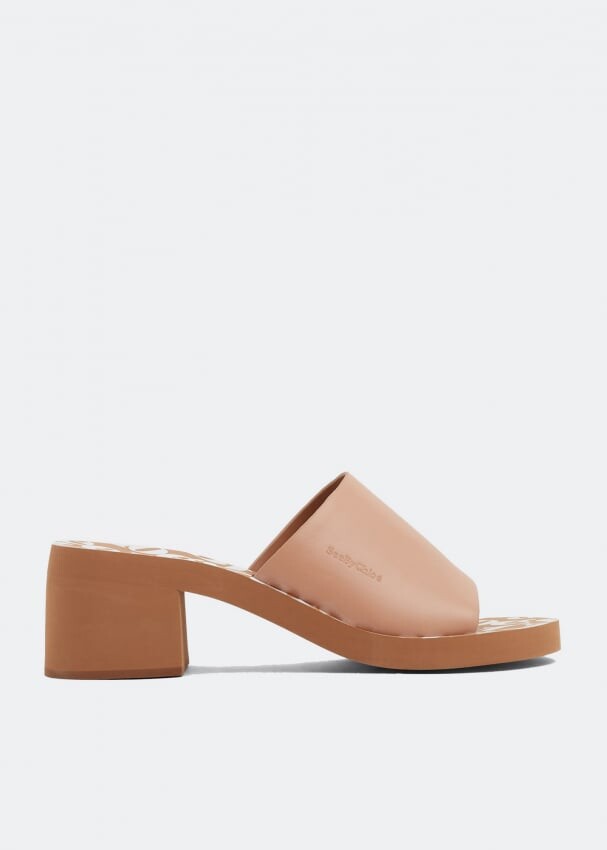 

Мюли SEE BY CHLOÉ Essie mules, бежевый