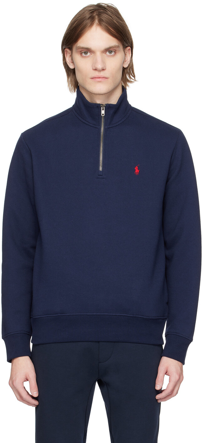 

Темно-синяя толстовка с вышивкой Polo Ralph Lauren