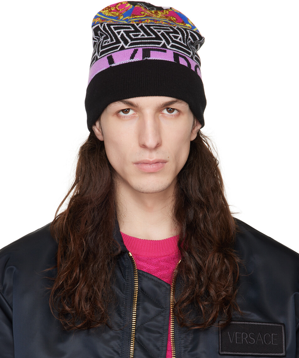 

Разноцветная шапка La Greca Beanie Versace