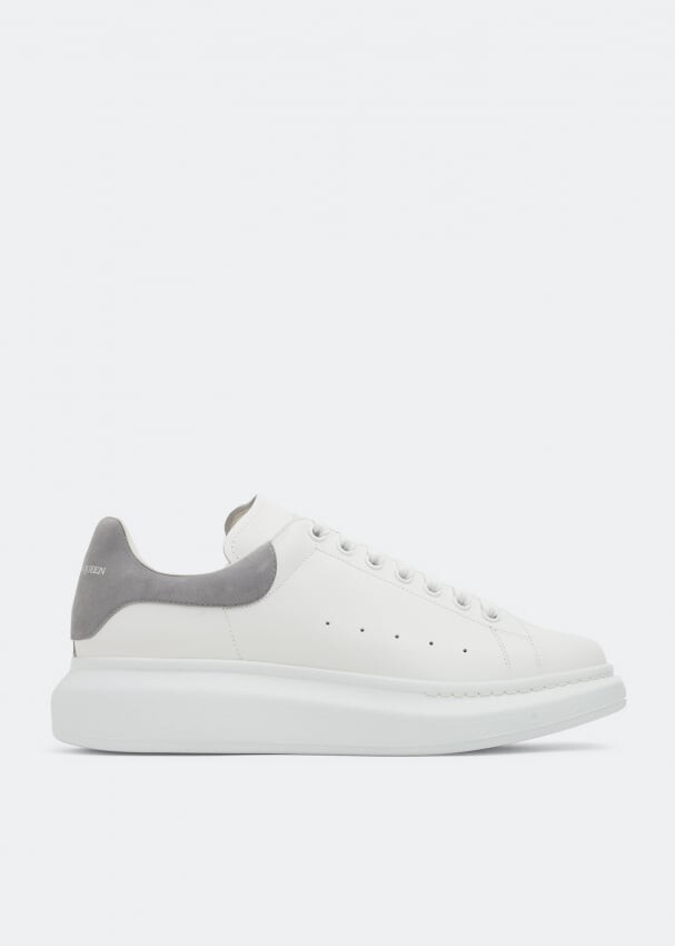 

Кроссовки ALEXANDER MCQUEEN Oversized leather sneakers, белый