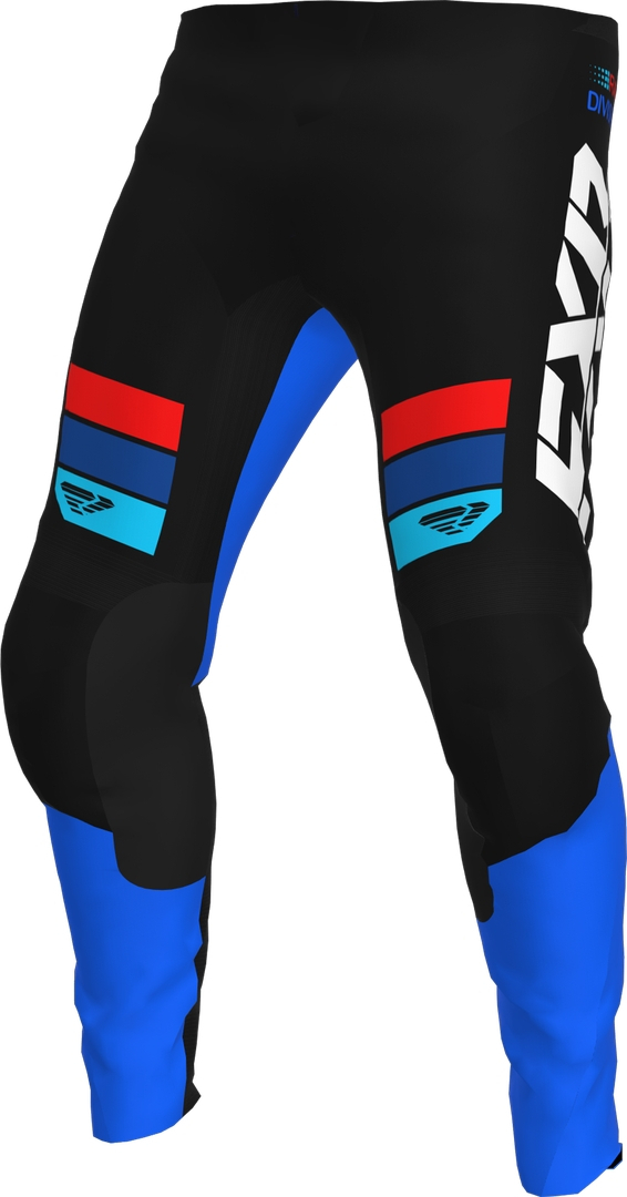 Брюки FXR Clutch 2023 для мотокросса, черный/синий/красный брюки джоггеры zara синий черный красный