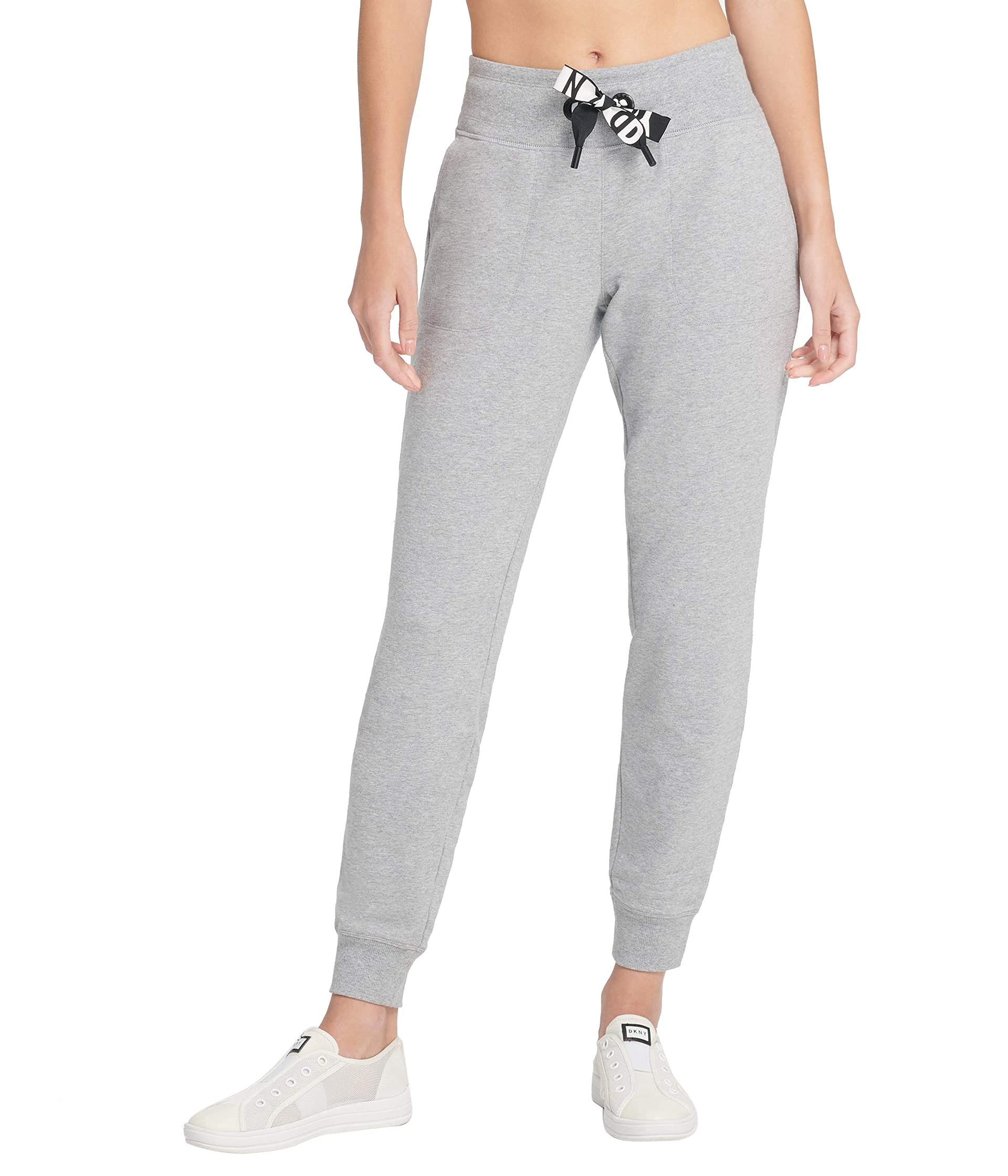 толстовка simms two tone hoody xl grey heather Брюки DKNY, Women's Fleece Jogger Sweatpant with Pockets