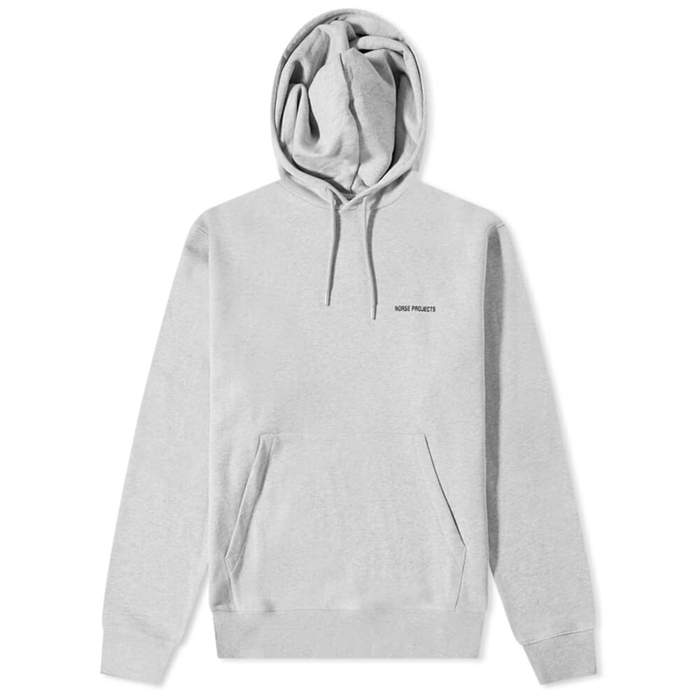 

Толстовка Norse Projects Arne Logo Popover Hoody, Серый
