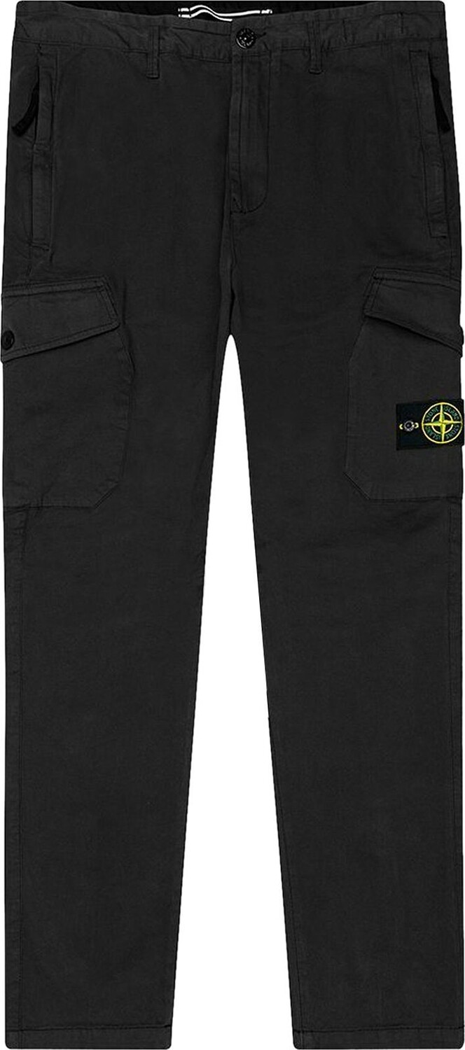 

Брюки Stone Island Stretch Gabardine Pants 'Black', черный