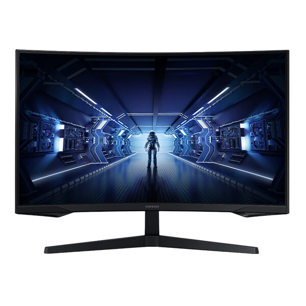 Изогнутый игровой монитор Samsung C27G54TQWC, 27, 2560 х 1440, 144 Гц, VA, черный игровой монитор samsung c27g75tqsc 27 2560 x 1440 240 гц va черный