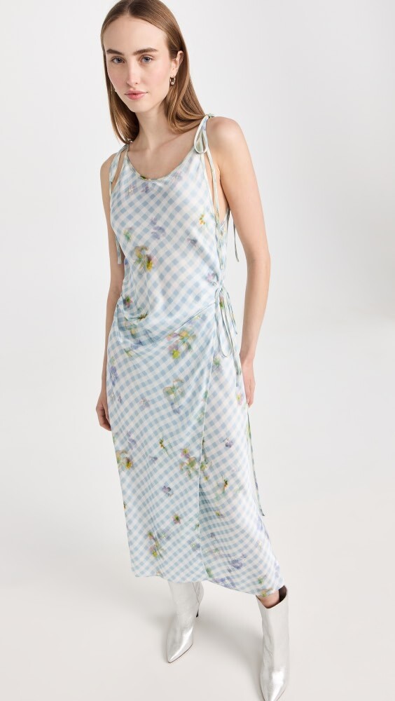 

Платье Acne Studios Shoulder Strap, синий